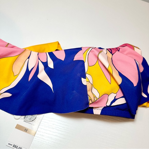 Trina Turk Breeze Asymmetrical Off The Shoulder Top - Picture 15 of 16